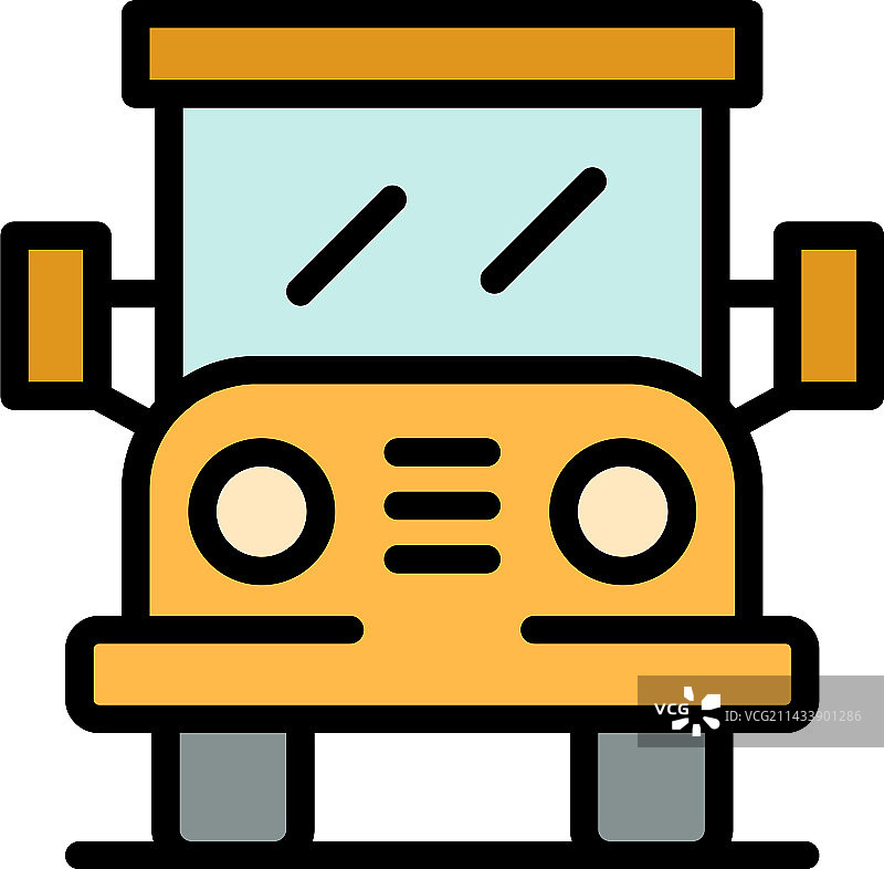 越野车图标（扁平风格）图片素材