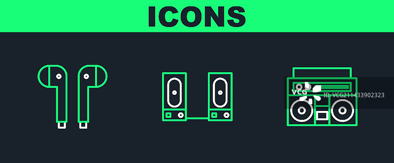 家用立体声音响，扬声器，空气图片素材