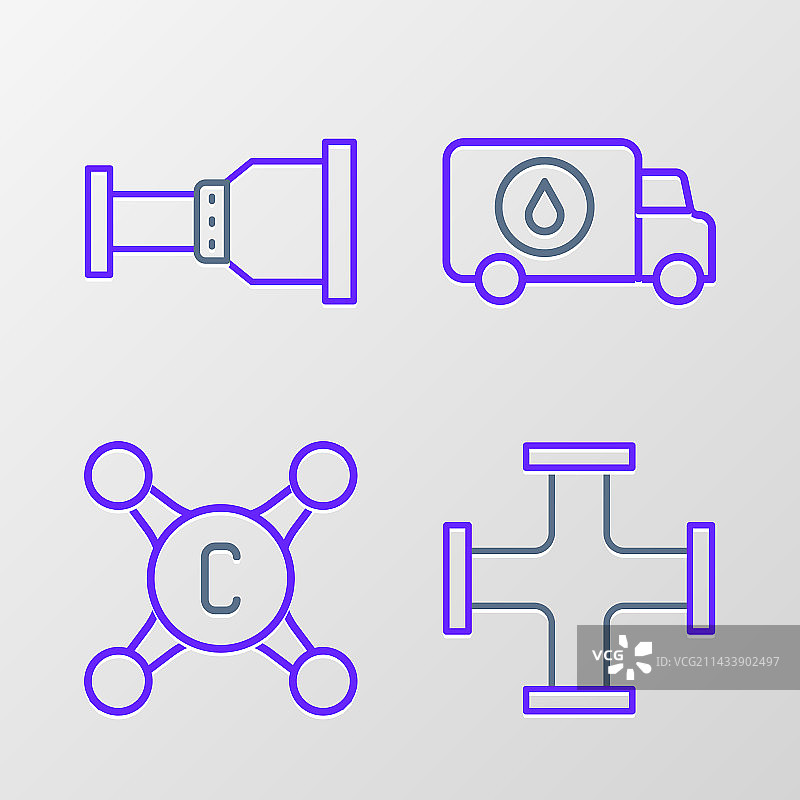 金属管道水龙头工业线条组合图片素材
