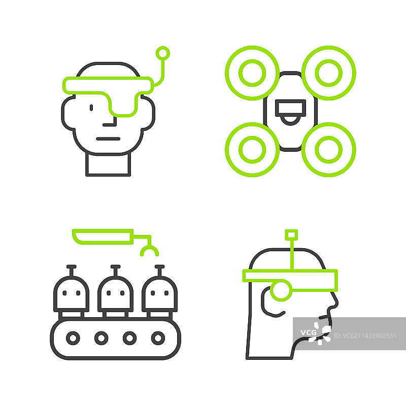 智能眼镜工业生产图片素材