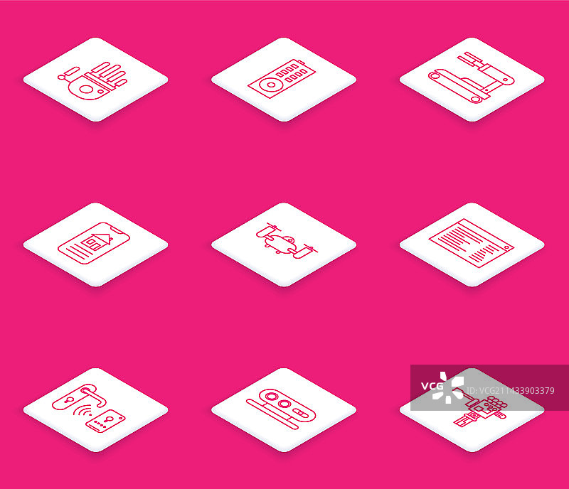 机械手臂与无人机图片素材