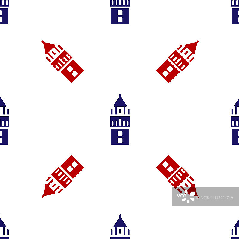 西班牙塞维利亚蓝色和红色吉拉尔达图片素材