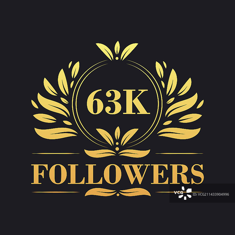 6.3万粉丝庆祝设计图片素材