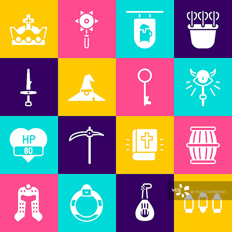 火药桶魔法杖街景图片素材