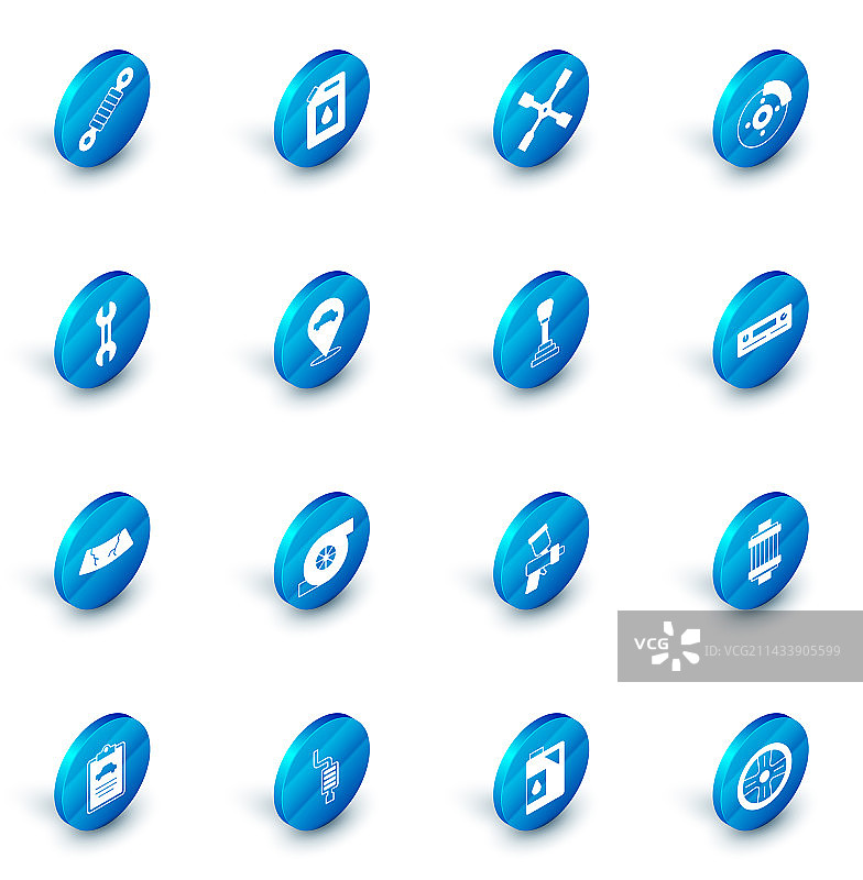 机油桶、车轮扳手、汽车等素材图片素材