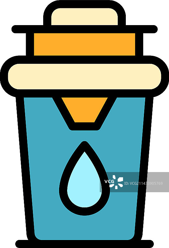 扁平风格净水器图标图片素材