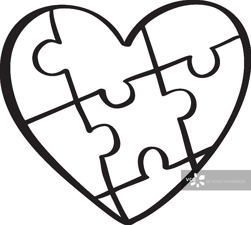 不同人群的自闭症意识月图片素材