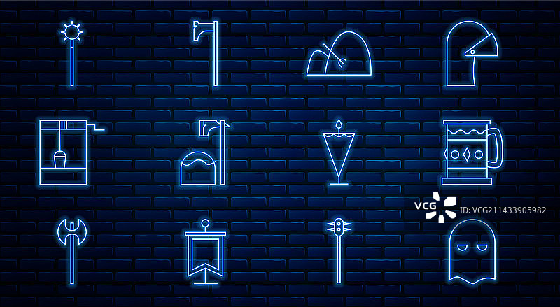 刽子手面具木杯干草捆组合图片素材