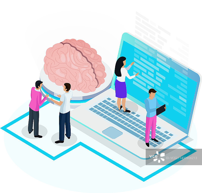 纳米技术2.5D图标图片素材