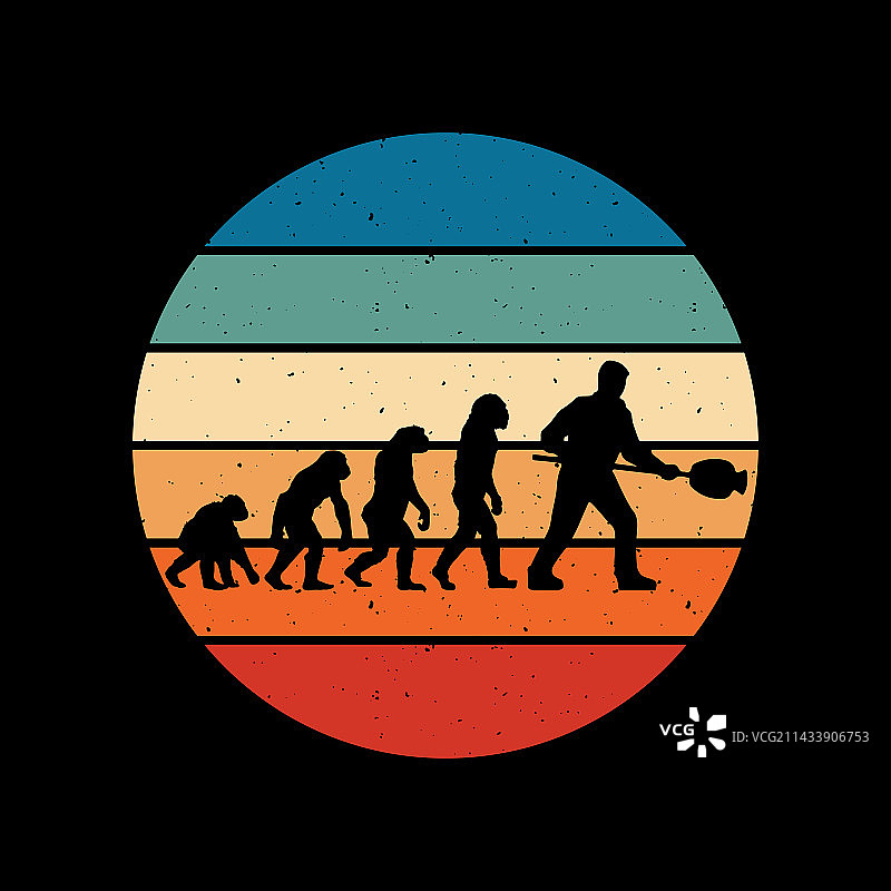 玻璃吹制复古T恤设计图片素材