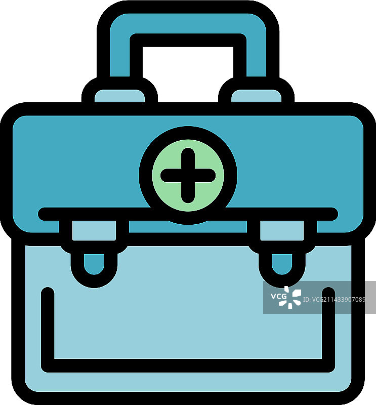 急救箱扁平图标图片素材