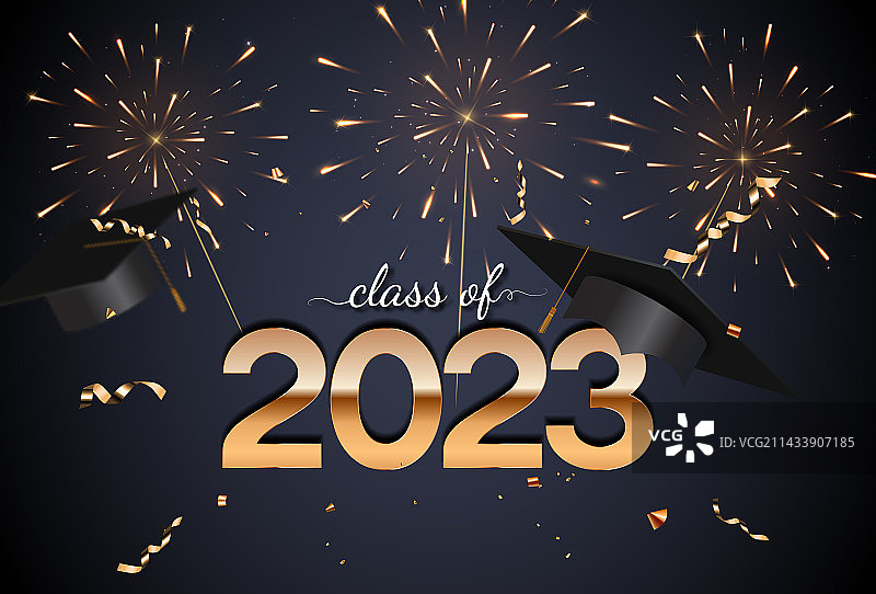 2023年毕业快乐问候图片素材