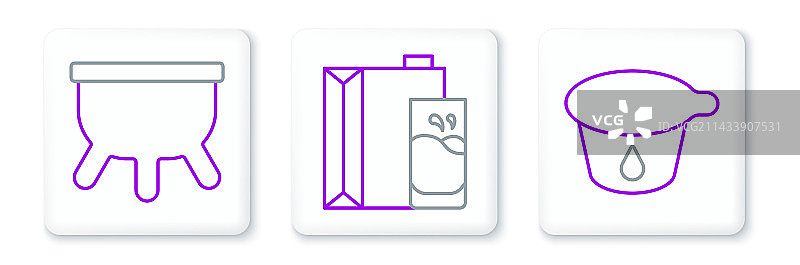 酸奶杯、牛奶和纸包装设计图片素材