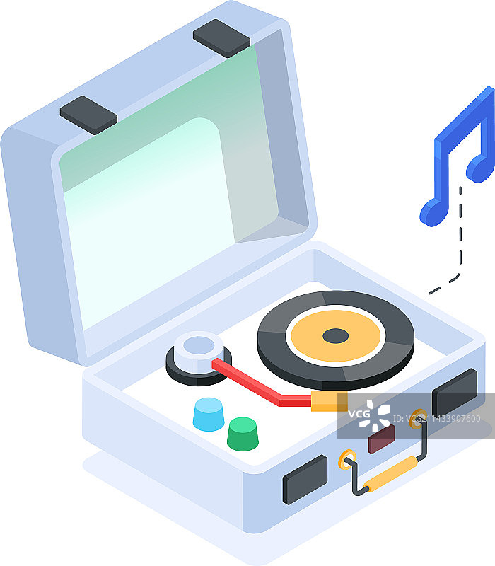 黑胶唱片播放器图片素材