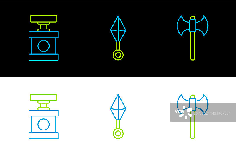 中世纪斧柄雷管图片素材