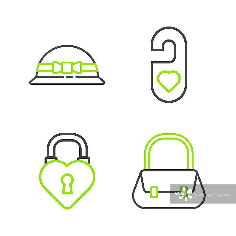 心形城堡手提包图片素材