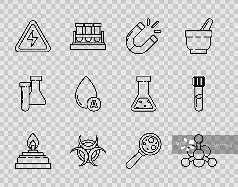 酒精燃烧器细菌图片素材