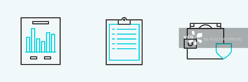 带盾牌的文件钱包和钱图片素材