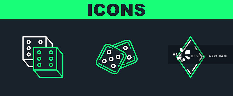 方片标志纸牌游戏图片素材