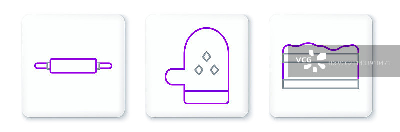 布朗尼巧克力蛋糕擀面杖图片素材