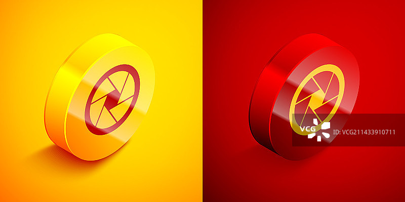 2.5D相机快门图标图片素材