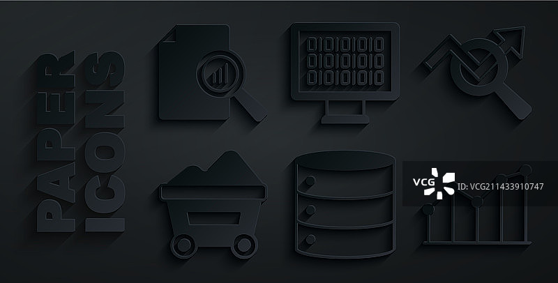 服务器搜索数据分析煤矿图片素材