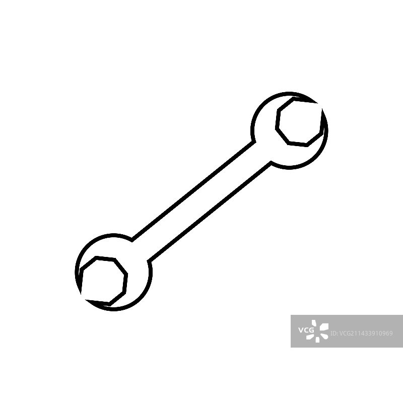5月1日劳动节扳手扁平图标图片素材