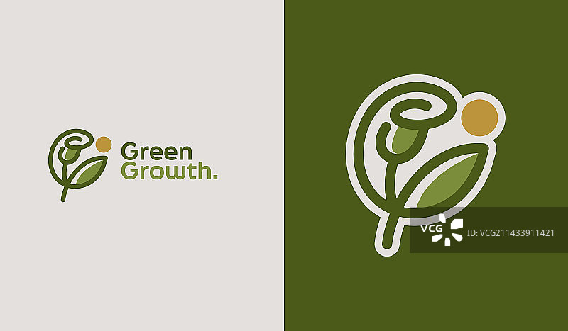 叶子花树单线通用创意图片素材