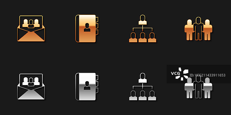 项目团队基础简历员工层级图片素材