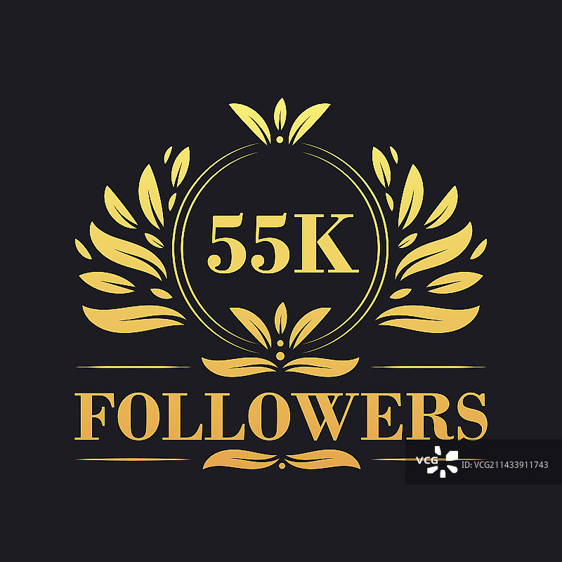 庆祝5.5万粉丝设计图片素材