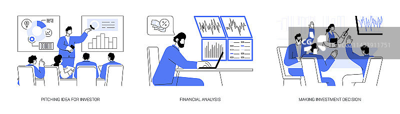 风险投资抽象概念图片素材