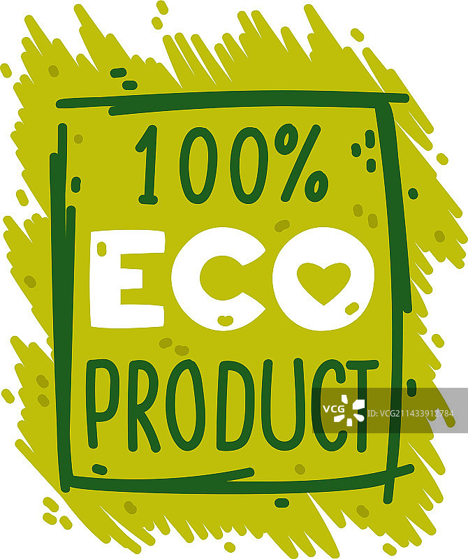 生态徽章和绿色环保标签或贴纸图片素材