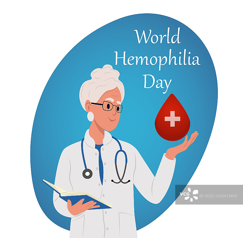 世界血友病日：老年女医生图片素材