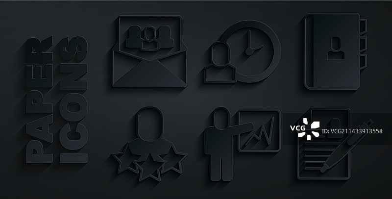 高管团队领导简历图片素材