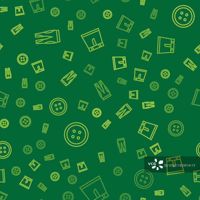 服装缝纫纽扣线条集合图片素材