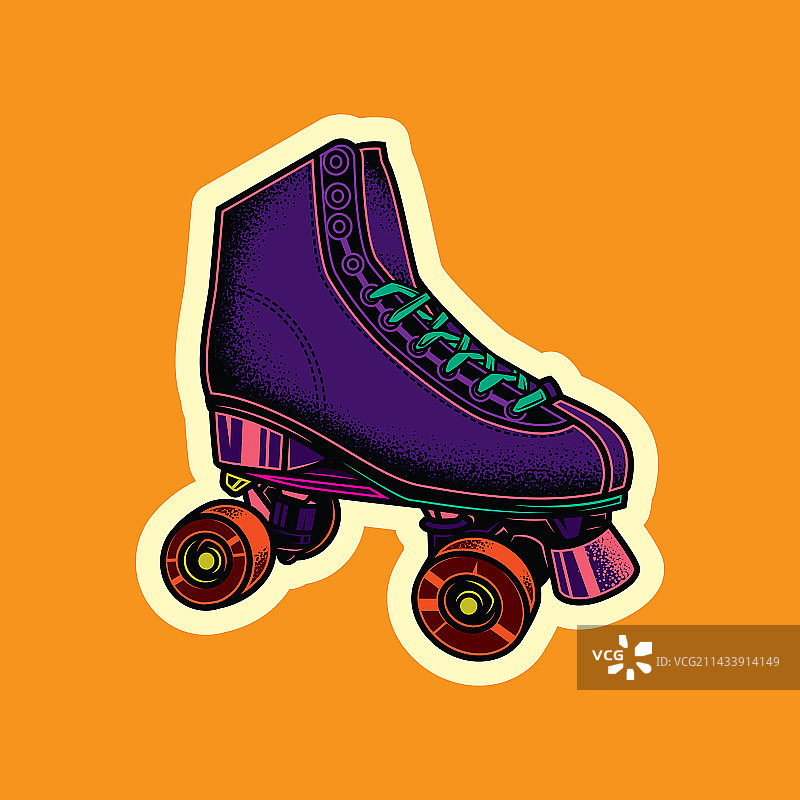 复古溜冰鞋图片素材