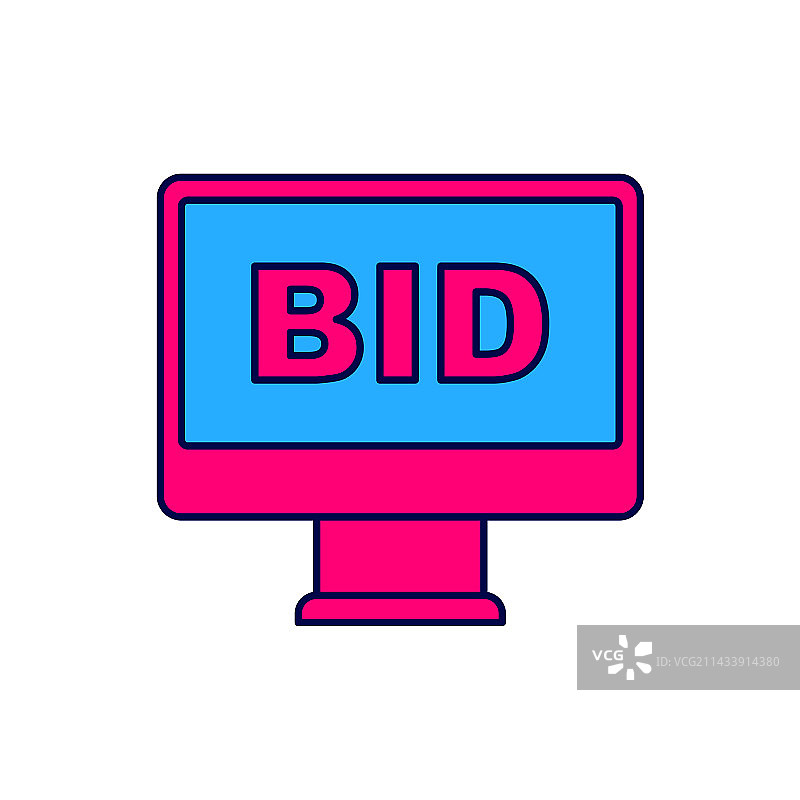 在线拍卖图标图片素材