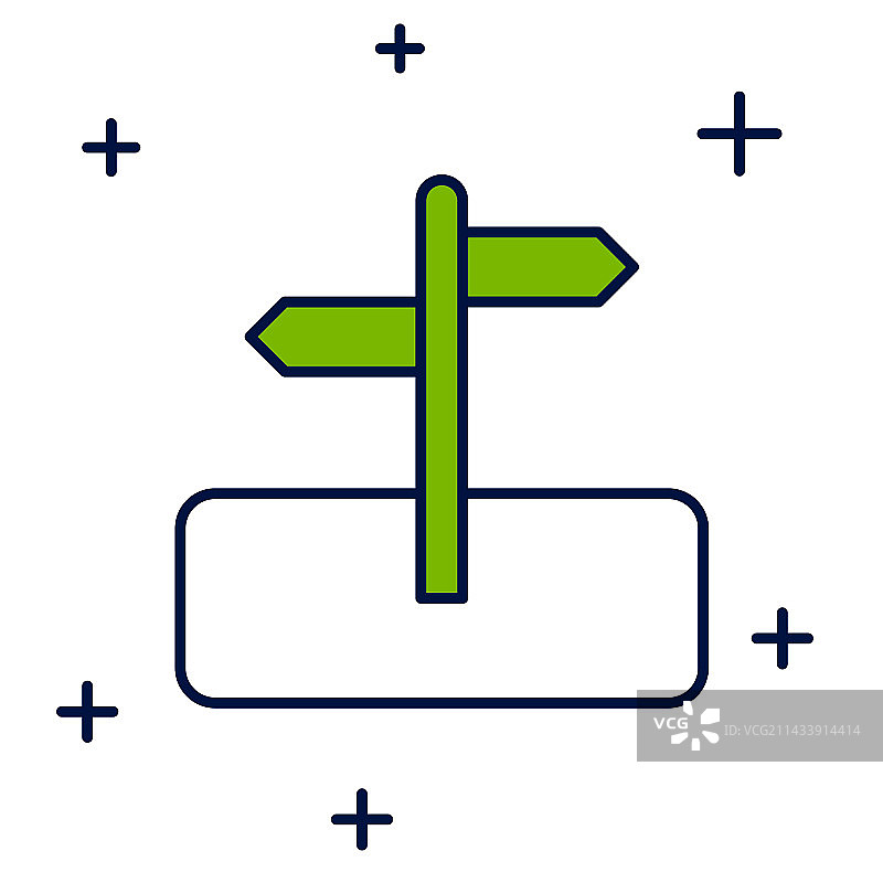 道路交通标志牌轮廓图标图片素材