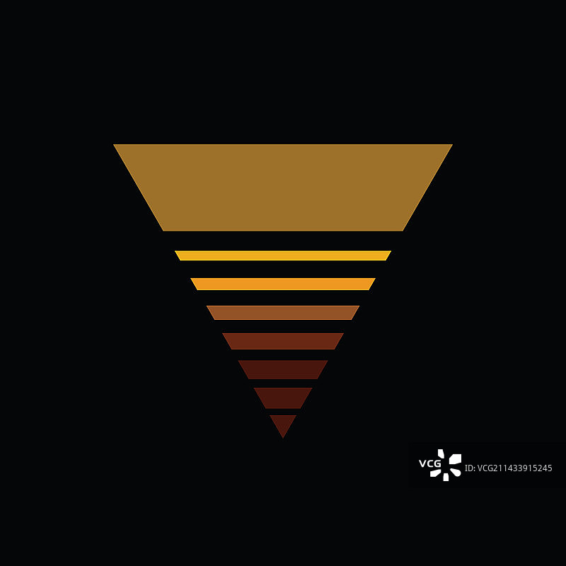 80年代复古三角形日落图片素材