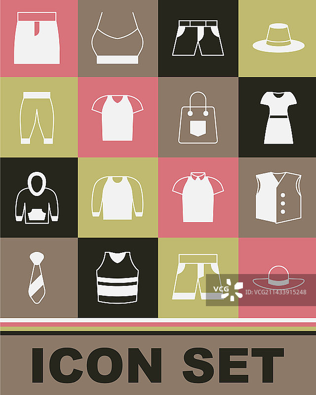 优雅女士帽子马甲连衣裙套装图片素材