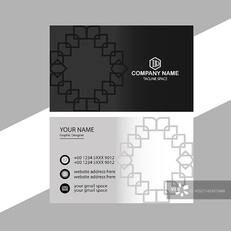 现代创意简洁名片图片素材