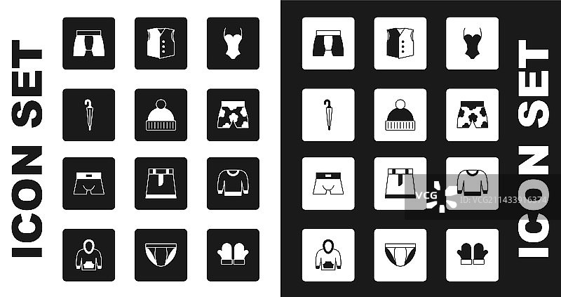 泳衣无檐小便帽雨伞男士内裤套装图片素材