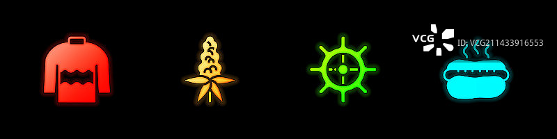 毛衣、鲁冰花、船舵套装图片素材