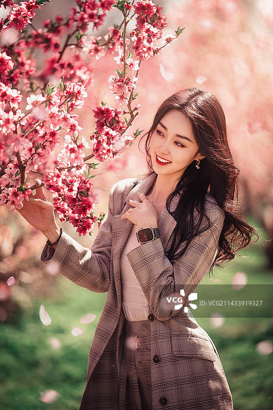 粉红色春天图片素材