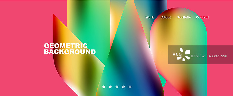 Glassmorphism登陆页背景模板图片素材