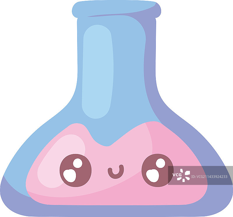 可爱的化学烧瓶图片素材