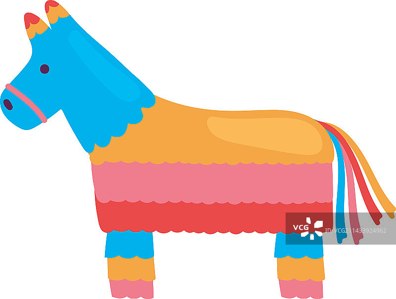 墨西哥驴皮彩罐图片素材