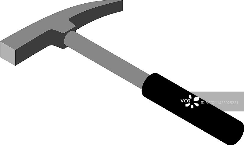 2.5D地质锤图片素材