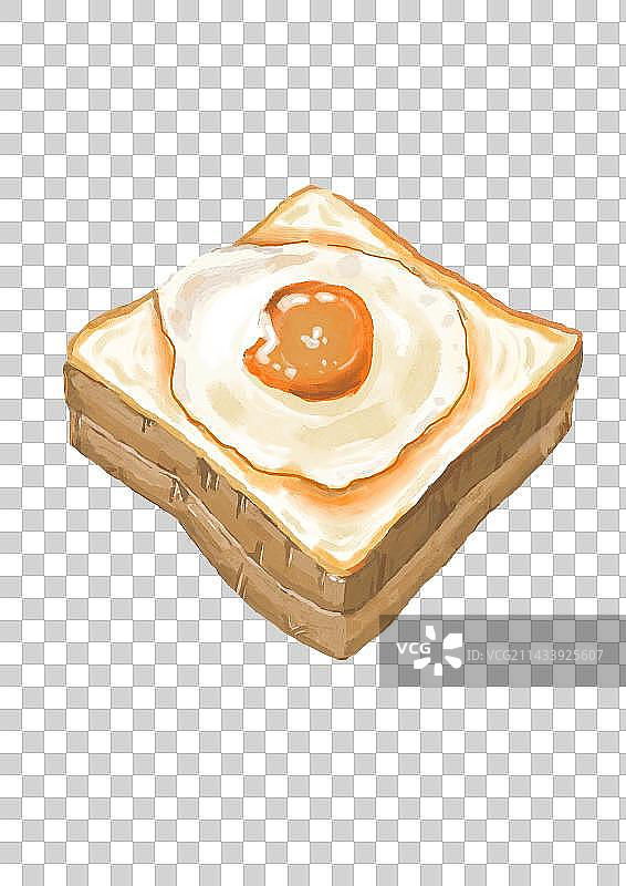 面包煎蛋图片素材