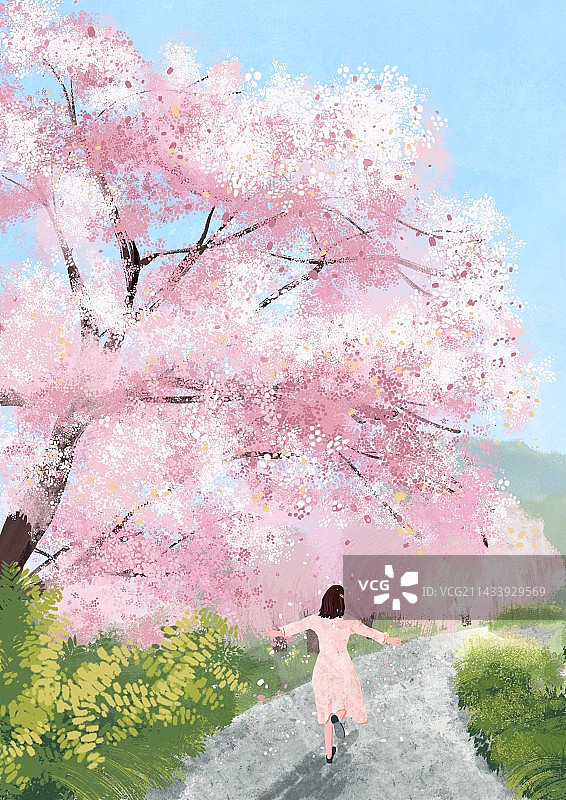 樱花浪漫的季节，好好去感受这浪漫吧图片素材